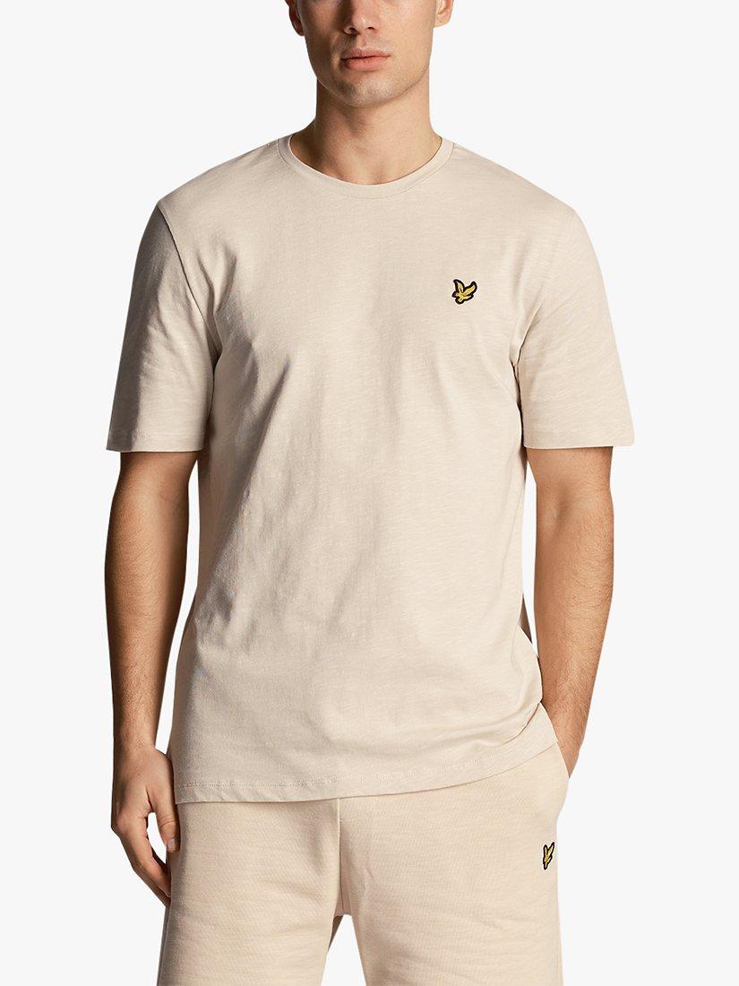 Product image 1 of 5, which shows Lyle & Scott Slub Short Sleeve T-Shirt, Cove, XS