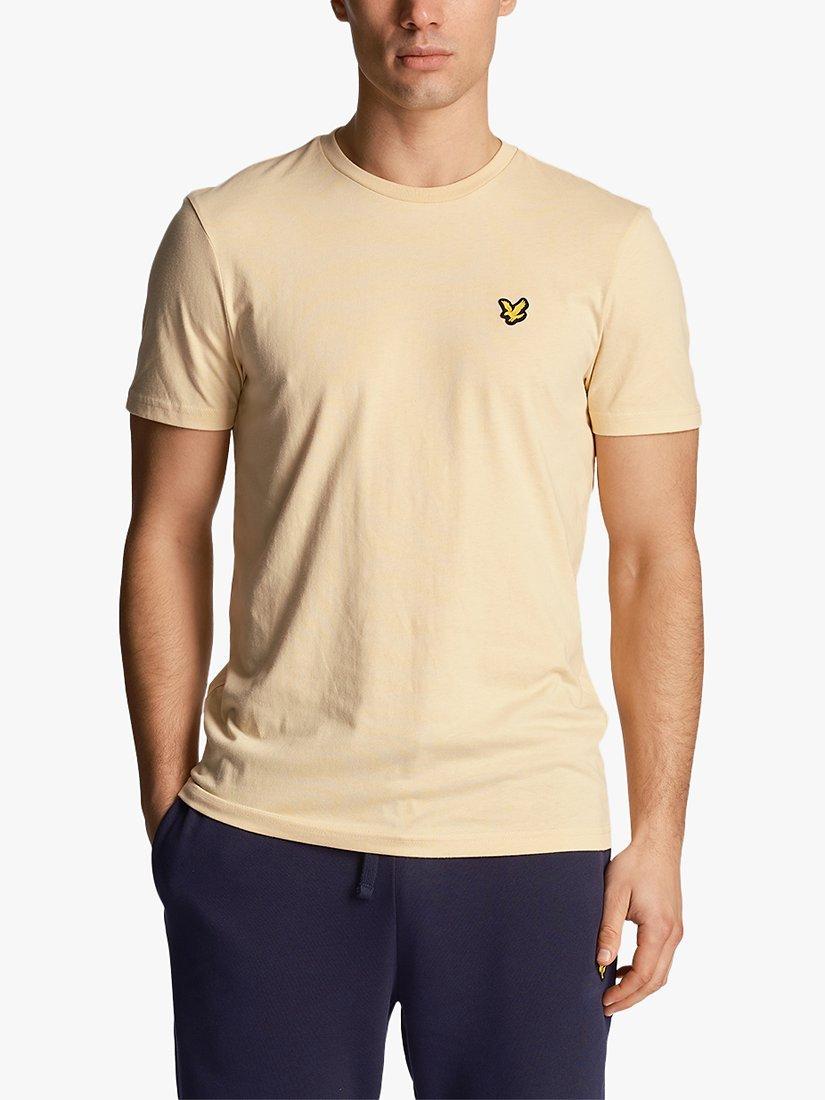 Product image 1 of 5, which shows Lyle & Scott Martin Short Sleeve T-Shirt, Sand Dune, S