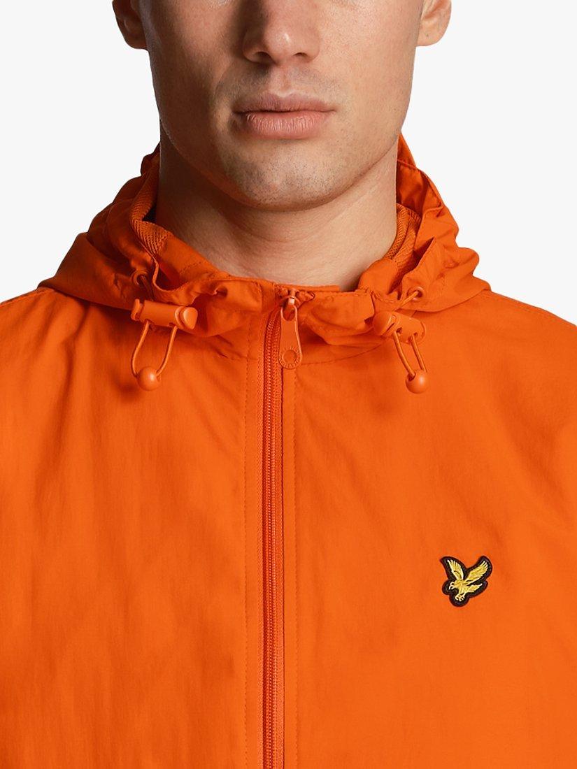 Orange lyle and scott jacket best sale