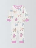 John Lewis ANYDAY Baby Poodle Cotton Pyjamas, Multi