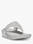 FitFlop Lulu Toe Post Flatform Sandals, Silver