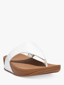 FitFlop Lulu Toe Post Sandals, White - view 2, White