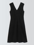 John Lewis V-Neck Dress, Black