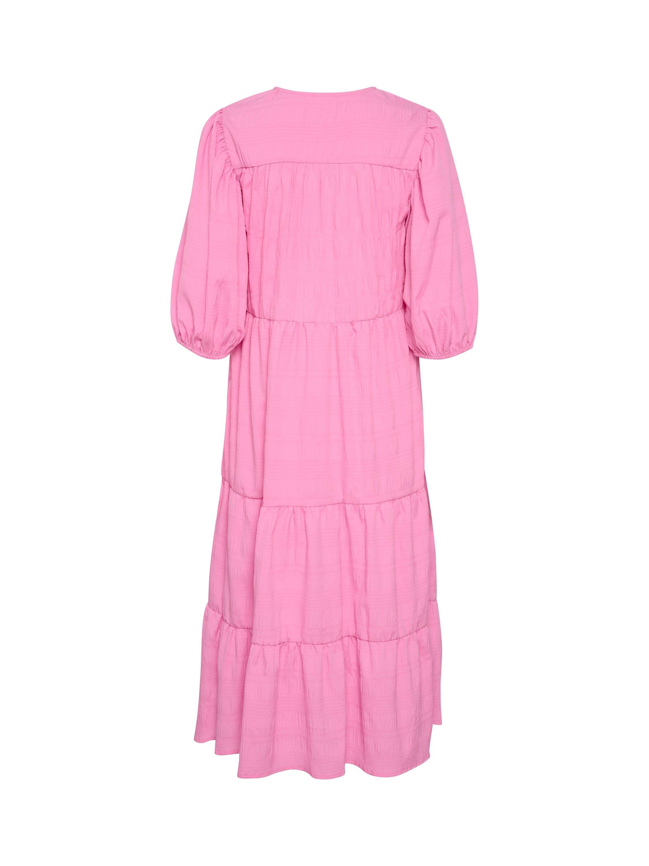 Product image 7 of 7, which shows Saint Tropez Damaris Midi Tiered Dress, Bonbon, S