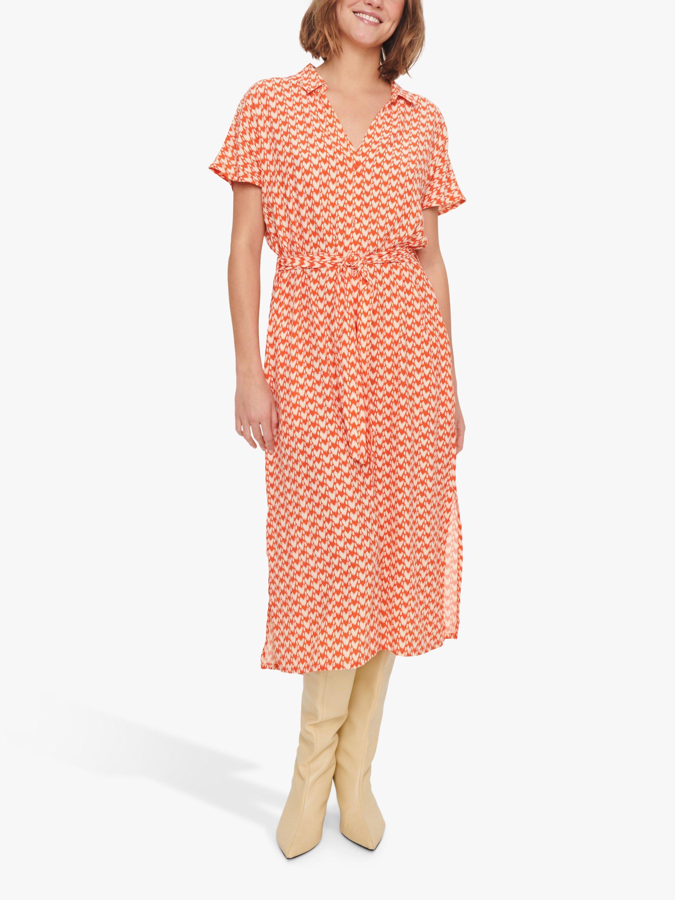 Saint Tropez Blanca Graphic Print Midi Shirt Dress, Tigerlily 