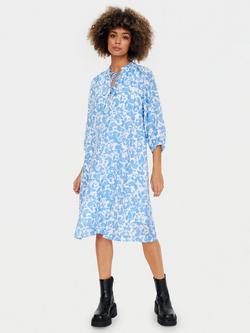 Saint Tropez Daphne Abstract Floral Print Slip Dress, Ultramarine, Ultramarine