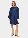 Saint Tropez Doreen Denim Shirt Dress, Patriot Blue