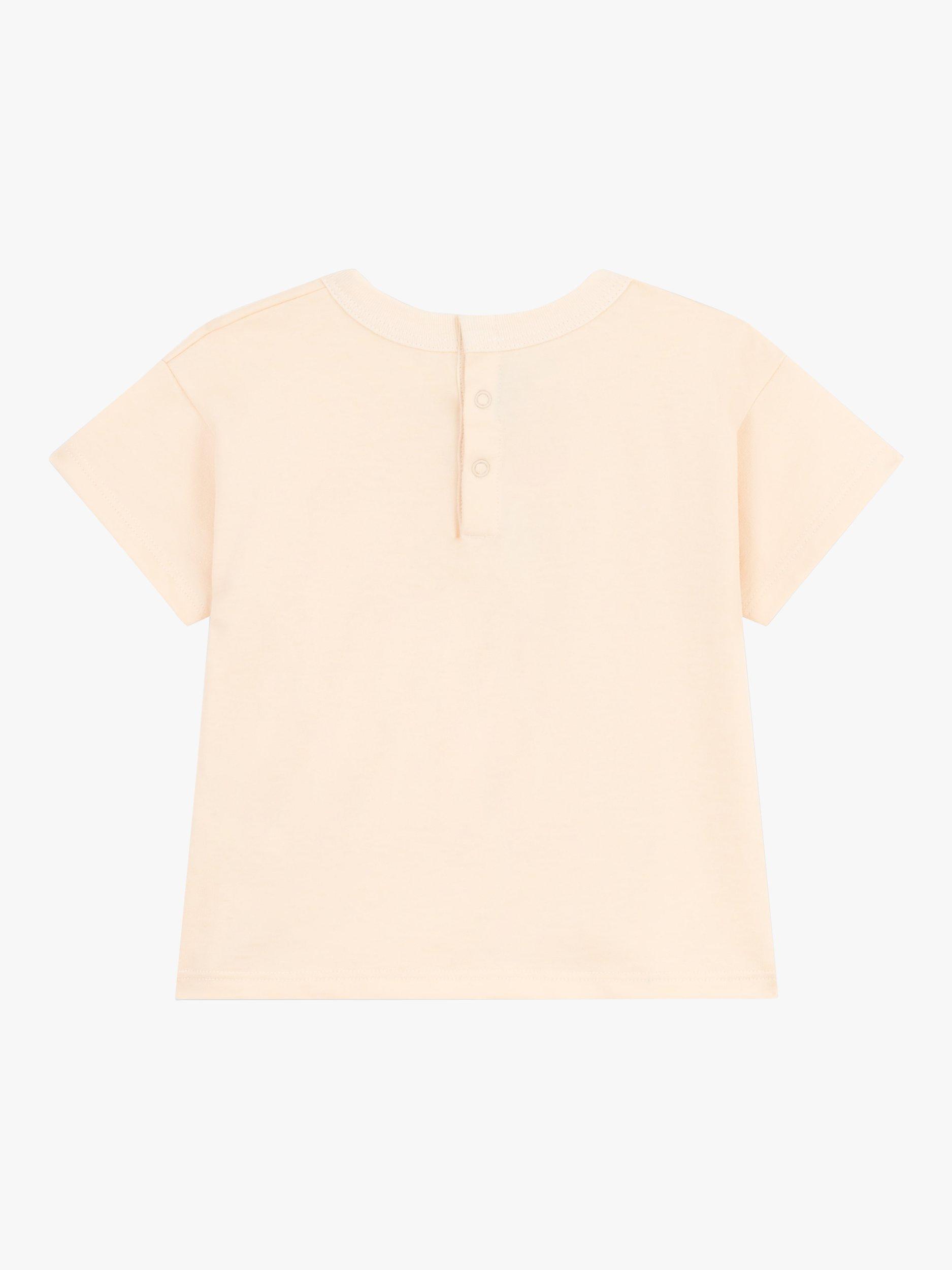 Product image 2 of 3, which shows Petit Bateau Baby Short Sleeve Whale T-Shirt, Avalanche, 6 months