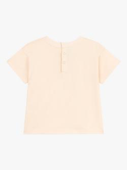 Petit Bateau Baby Short Sleeve Whale T-Shirt, Avalanche - view 2, Avalanche