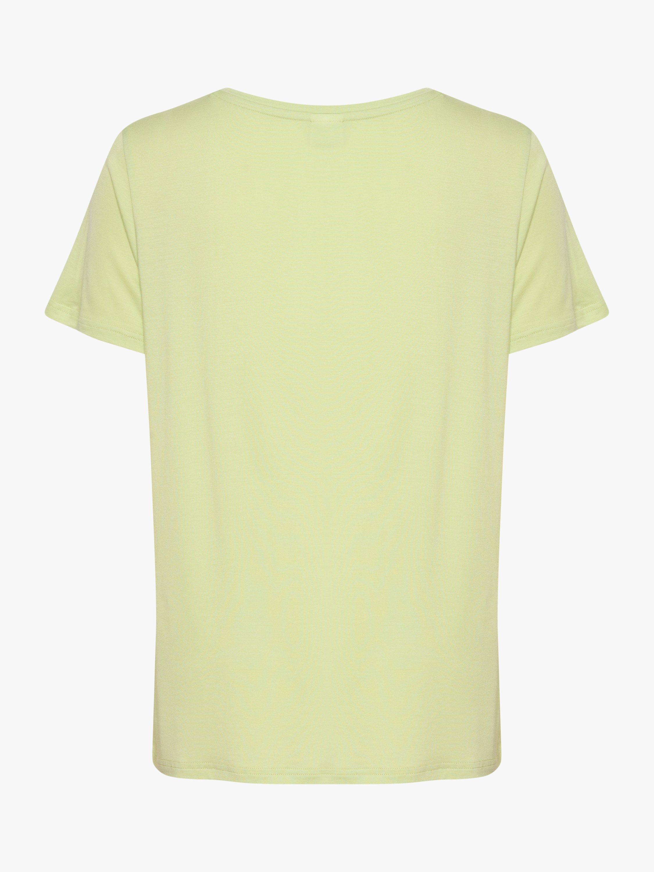 Saint Tropez Adelia V Neck T-Shirt, Seedling, XS