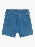 Petit Bateau Kids' Light Denim Shorts, Denim Clair