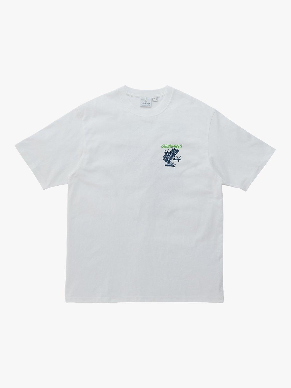 Gramicci Sticky Frog Logo T-Shirt, White