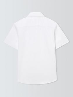 John Lewis Boy's Short Sleeve Patch Pocket School Shirts, Pack of 5 - view 2, 