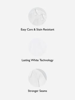 John Lewis Girl's Short Sleeve Patch Pocket School Shirts, Pack of 5 - view 2, 