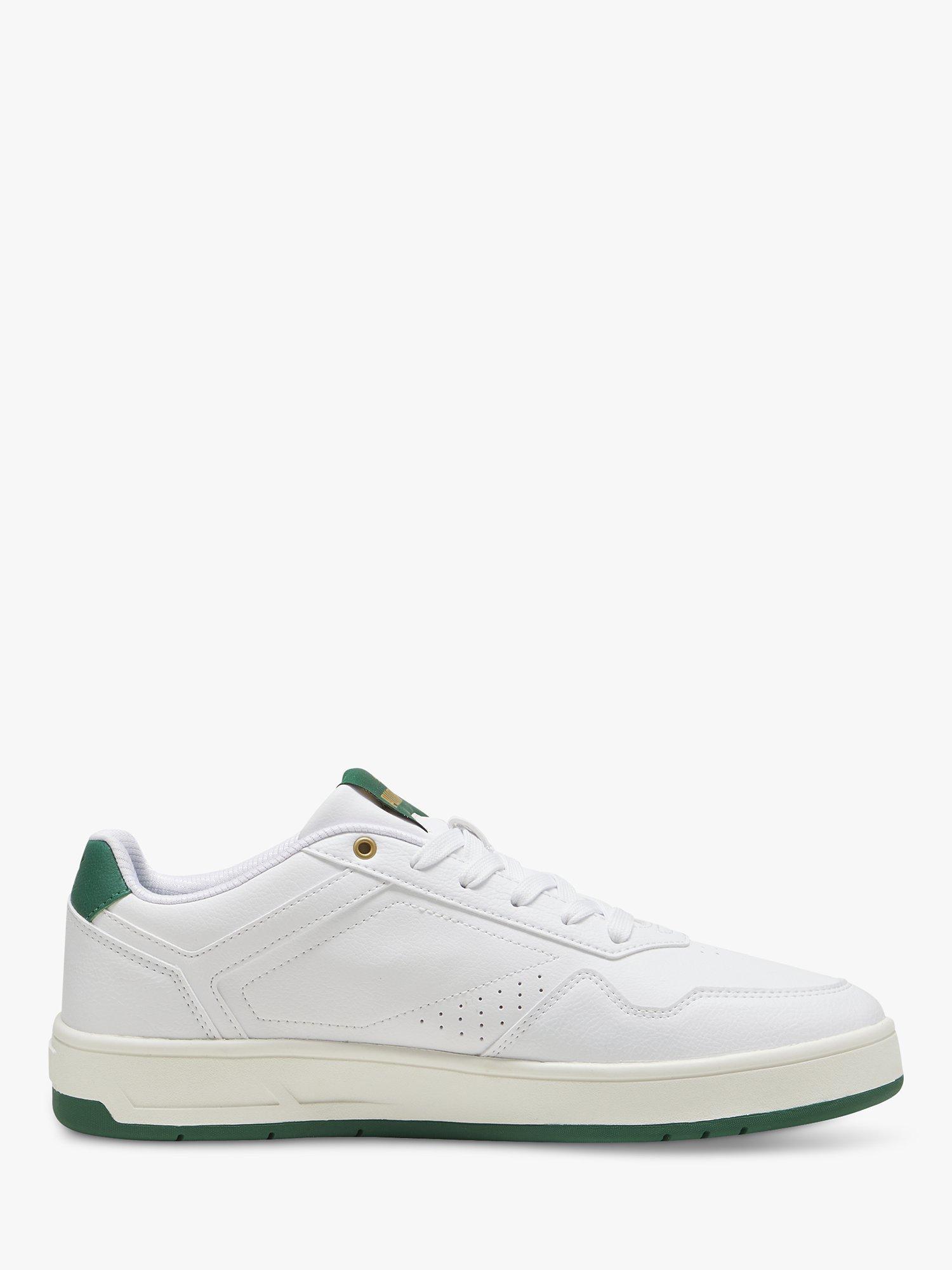 PUMA Court Classic Shoes, White/Green, 8