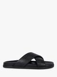 Dune Isaacs Leather Cross Strap Sandals