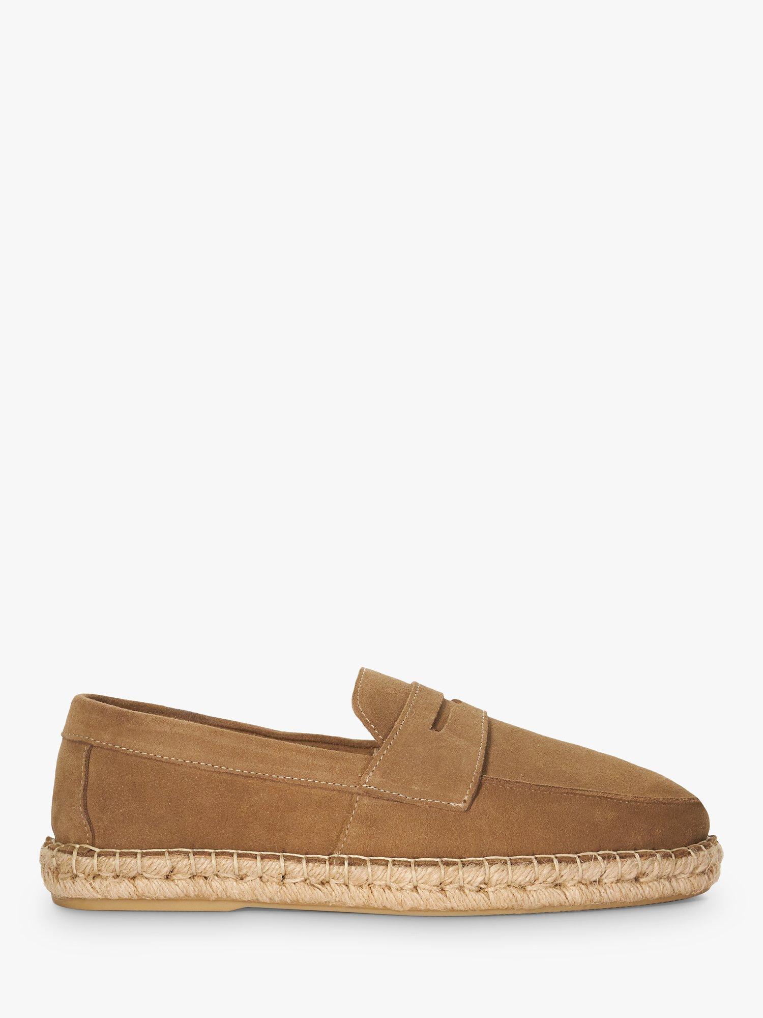 Dune Barrios Suede Loafers Taupe