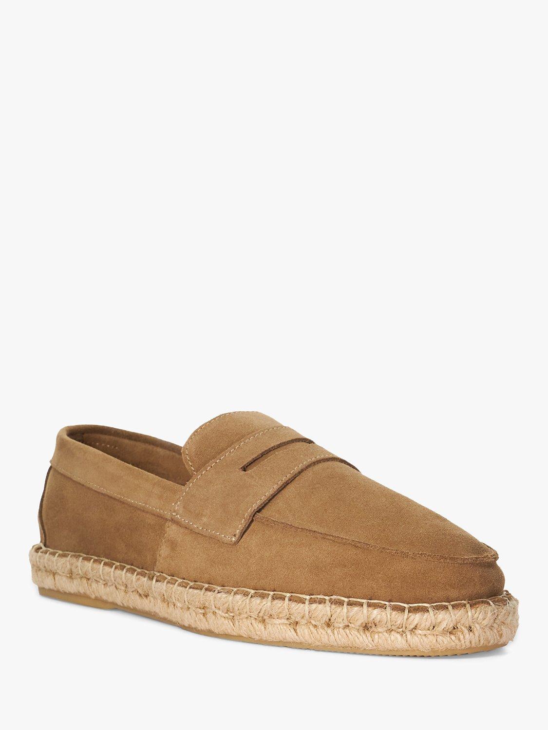 Product image 2 of 6, which shows Dune Barrios Suede Loafers, Taupe, 6