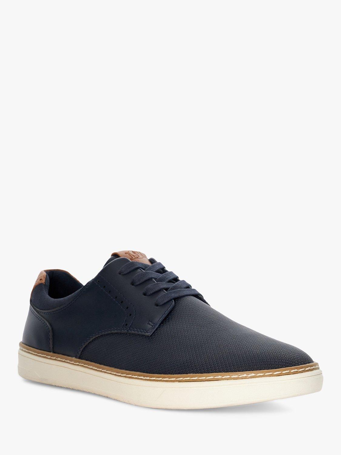 Product image 2 of 6, which shows Dune Trustees Brogue Detail Trainers, Navy, 6