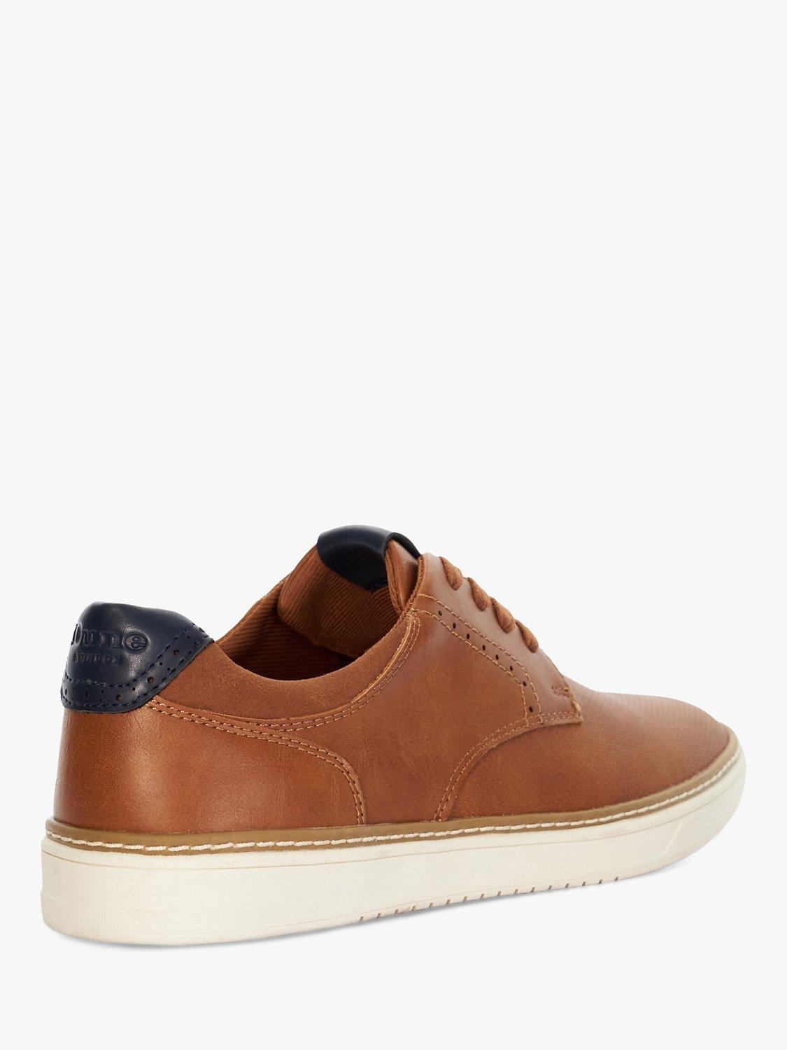 Product image 3 of 6, which shows Dune Trustees Brogue Detail Trainers, Tan, 9