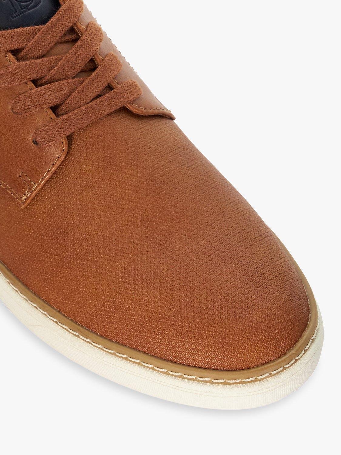 Dune Trustees Brogue Detail Trainers, Tan, 9