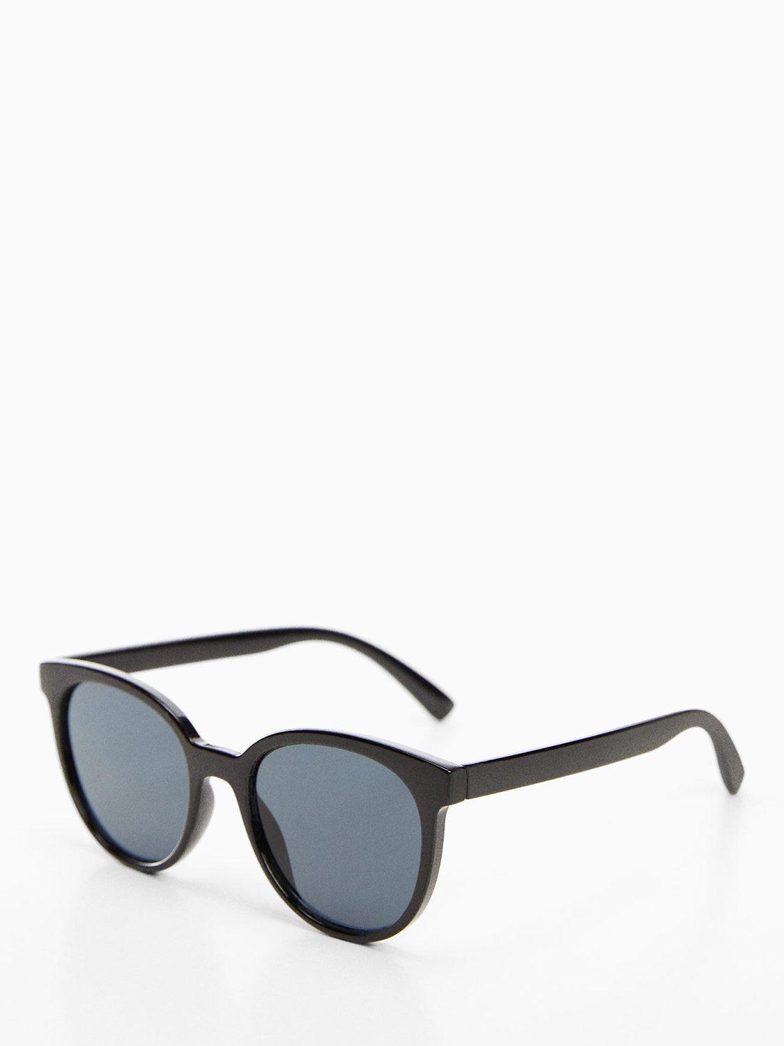 Mango Anya Sunglasses, Black, One Size