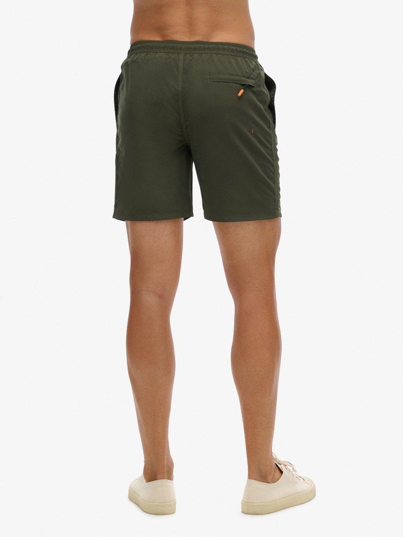 Product image 8 of 8, which shows Superdry Sport Graphic 17" Swim Shorts, Army Khaki, S