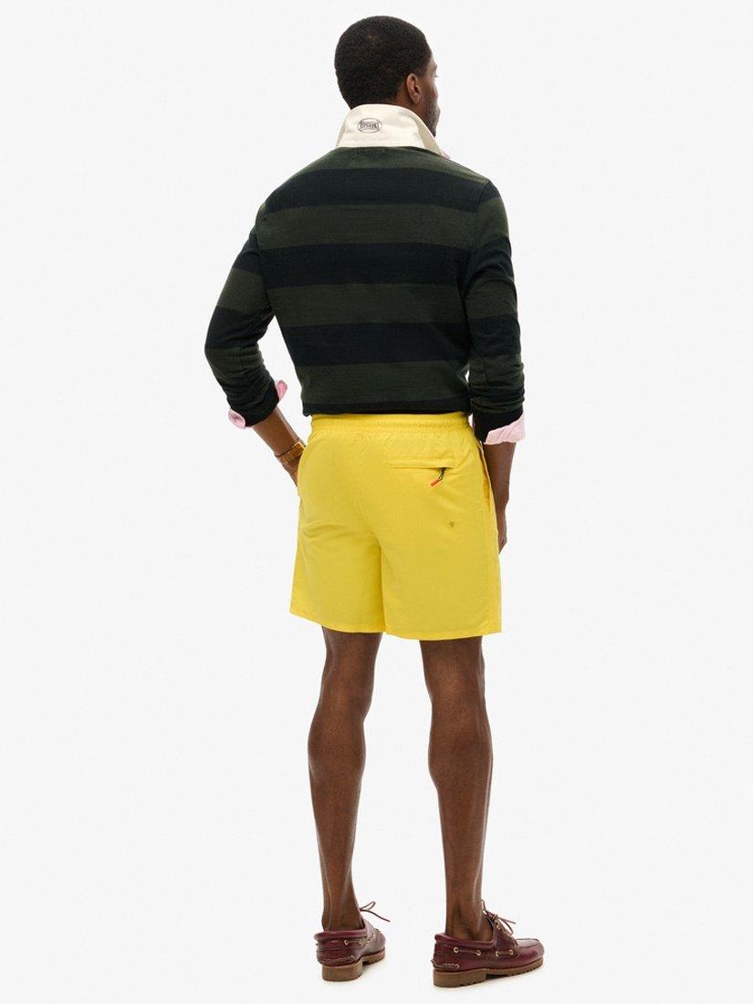 Product image 6 of 8, which shows Superdry Sport Graphic 17" Swim Shorts, Cyber Yellow, M
