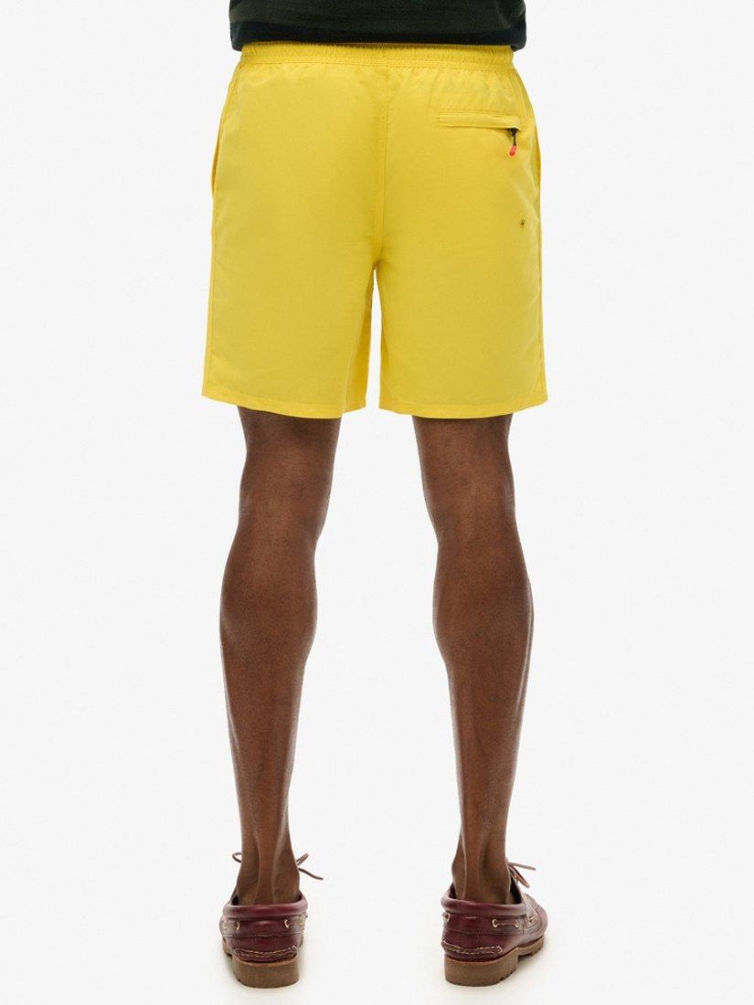 Product image 7 of 8, which shows Superdry Sport Graphic 17" Swim Shorts, Cyber Yellow, M
