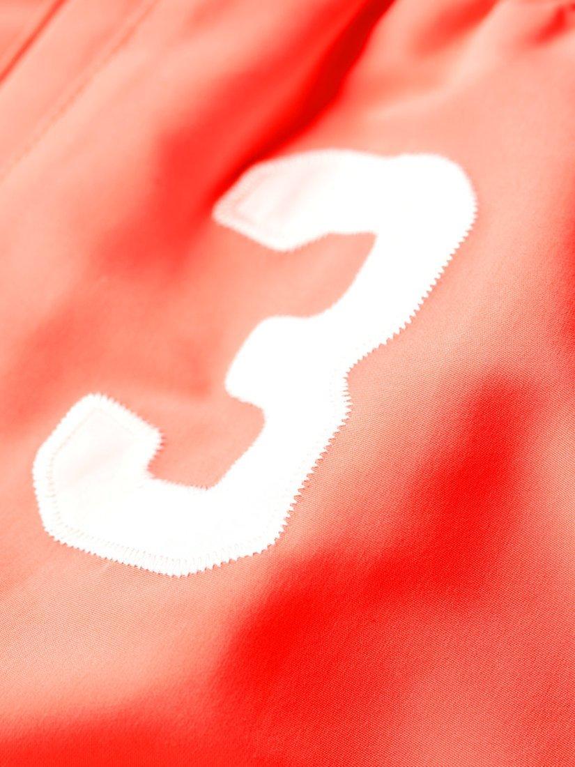 Product image 3 of 5, which shows Superdry Recycled Polo 17" Swim Shorts, Hot Coral, M