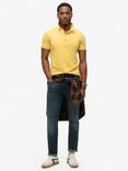 Superdry Classic Pique Polo Shirt, Pigment Yellow