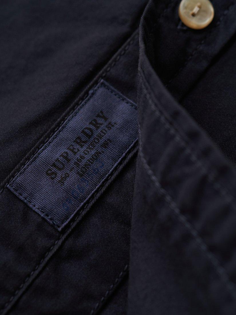 Product image 4 of 6, which shows Superdry Merchant Store Organic Cotton Shirt, Eclipse Navy, S