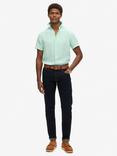 Superdry Studios Casual Linen Shirt, Spearmint Green