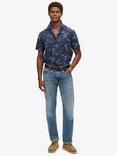 Superdry Linen Blend Short Sleeve Beach Shirt