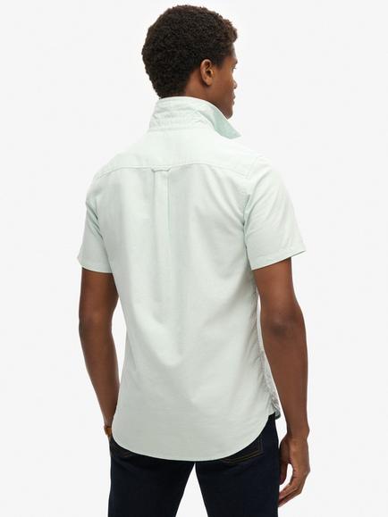 Superdry Oxford Short Sleeve Shirt - view 2, Light Green