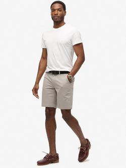 Superdry Slim Fit Stretch Chino Shorts - view 2, Dove Grey