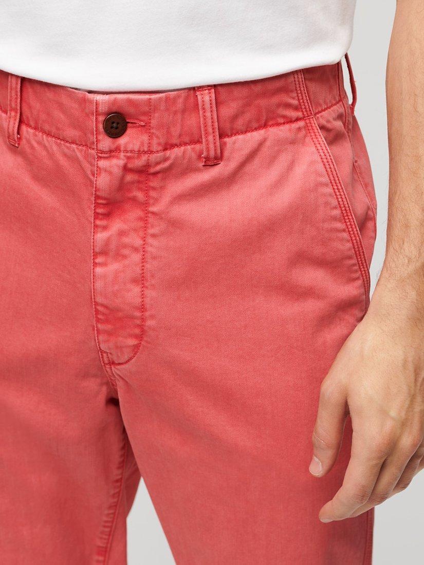 Superdry International Chinos, Coral, W32/L30