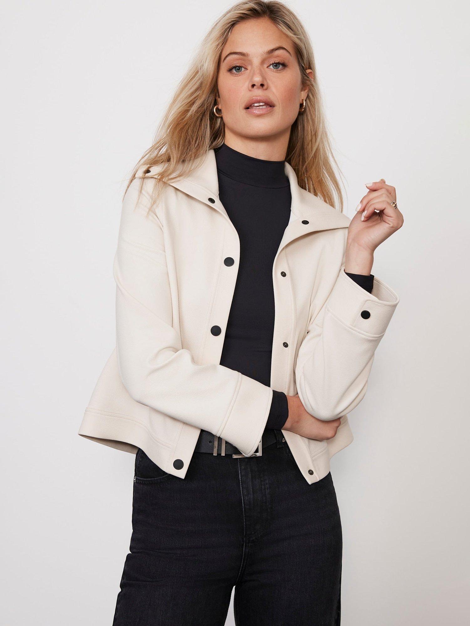 Mint Velvet Minimalist Jacket Cream