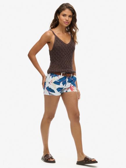 Superdry Chino Hot Shorts - view 2, Optic Coral Paradise