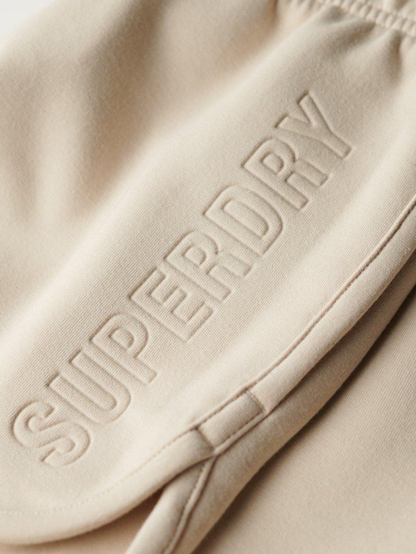 Superdry Sports Tech Racer Shorts, Pelican Beige, 8