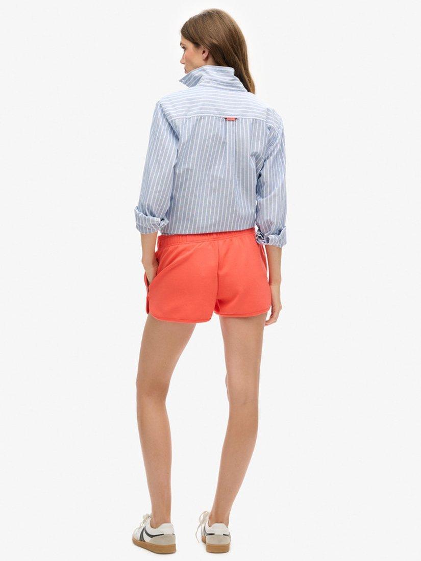 Product image 5 of 6, which shows Superdry Sports Tech Racer Shorts, Hot Coral, 8