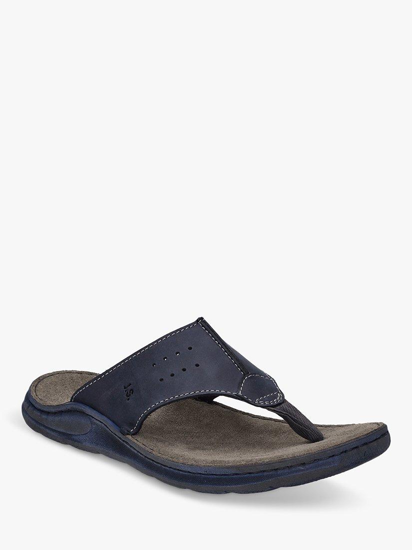 Product image 3 of 5, which shows Josef Seibel Maverick 05 Leather Footbed Sandals, Jeans, 6.5