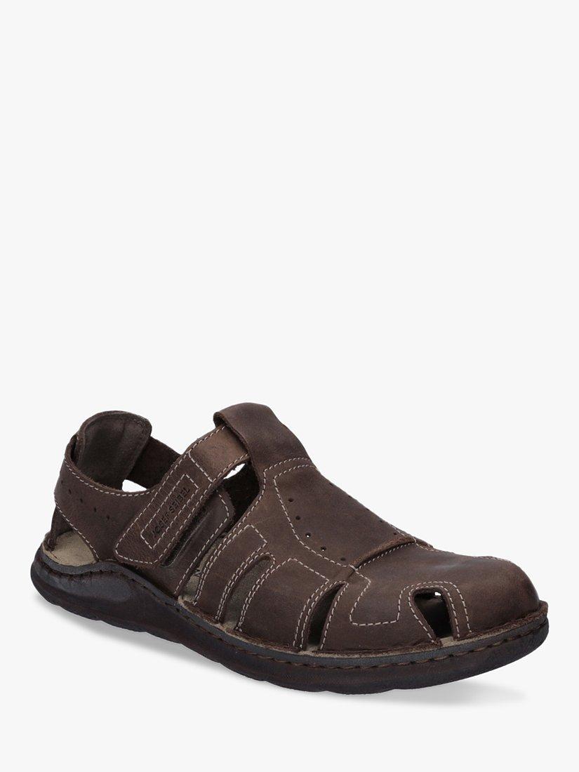 Product image 3 of 5, which shows Josef Seibel Maverick 01 Leather Sandals, Mocca, 10
