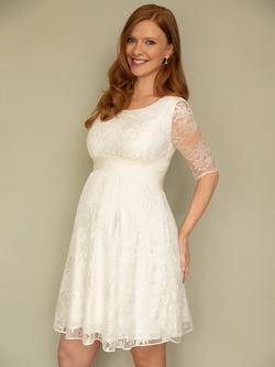 Tiffany Rose Esther Lace Maternity & Nursing Wedding Dress, Ivory, Ivory