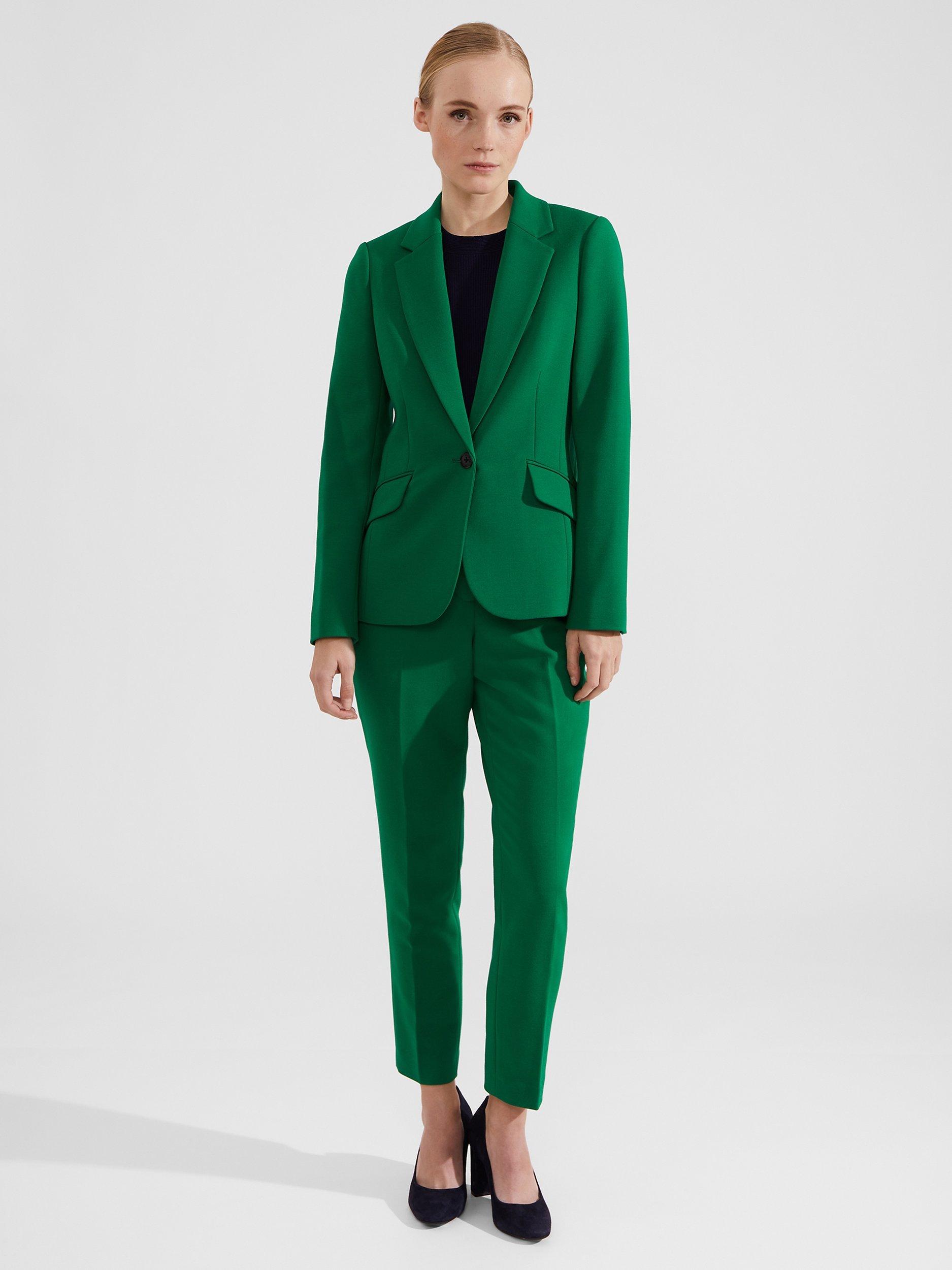 Hobbs Petite Suki Blazer, Malachite Green, 6