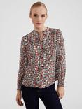 Hobbs Brienna Ecovero Long Sleeve Blouse, Multi