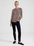 Hobbs Brienna Ecovero Long Sleeve Blouse, Multi