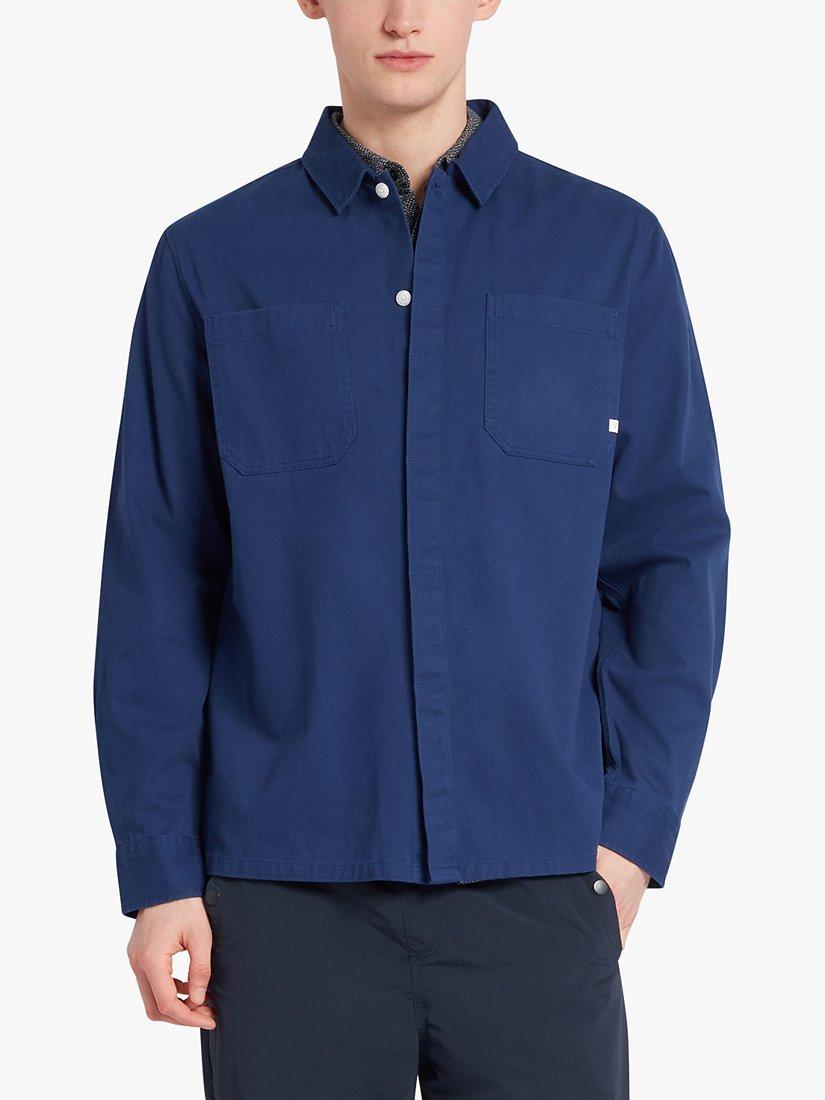 Farah Leon Long Sleeve Shirt, Rich Indigo