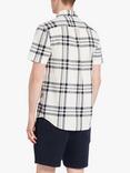 Farah Kele Check Short Sleeve Shirt, Ecru