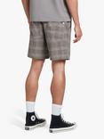 Farah Redwald Linen Blend Check Shorts, True Khaki